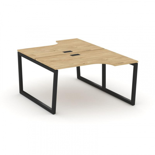 Style Project Рабочая станция эргоном. SN-5T2.DRPA-002 Акация Лорка/Металл Антрацит/Заглушка Пластик