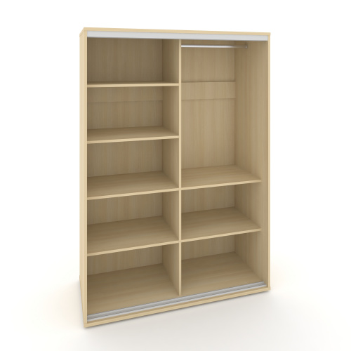 Корпус 2-х секционного шкафа низкого L=1300мм Maris SH.K2-3.2 K7