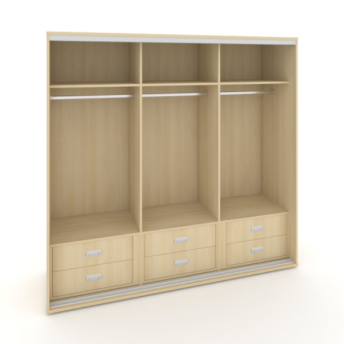 Корпус 3-х секционного шкафа низкого L=2369мм Maris SH.K3-6.2 K4 Корпус 3-х секционного шкафа низкого L=2369мм Maris SH.K3-6.2 K4