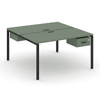 Бенч-система на 2 места с подвесными тумбами Concept CN.DRS-112