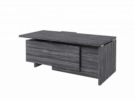 Стол с опорной тумбой FI-119R.DD Древесина Графит