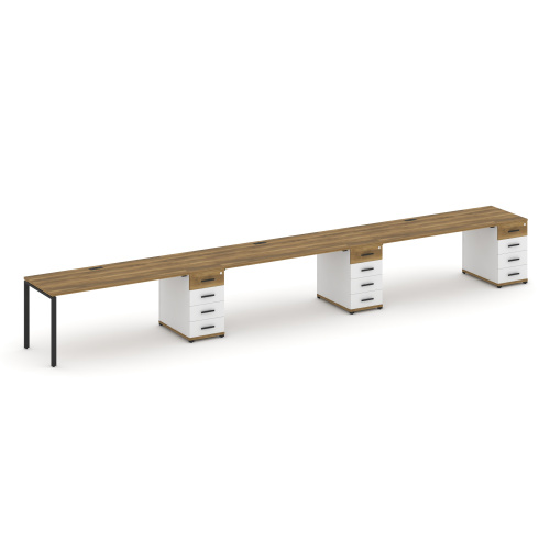 Бенч-система на 3 места с 3 опорными тумбами Concept CN.ORS-444 фото 7 Бенч-система на 3 места с 3 опорными тумбами Concept CN.ORS-444 фото 7