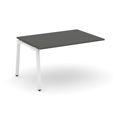 Style Project Проходной наб. элем. перег. стола SN-6A.NSPRG-004.3 Антрацит/Металл Белый 1580*980*750