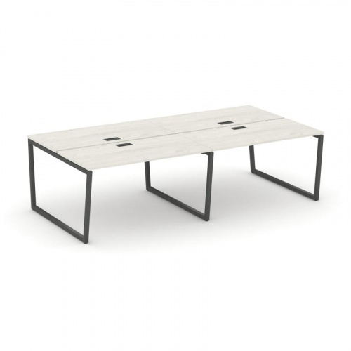 Style Project Рабочая станция 2-х сторон. SN-4T2.DRS-031 Акация Лорка/Металл Антрацит/Заглушка Пласт фото 24