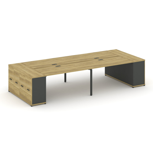 Бенч-система с опорными распашными шкафами Concept CN.DRS-264 фото 4 Бенч-система с опорными распашными шкафами Concept CN.DRS-264 фото 4