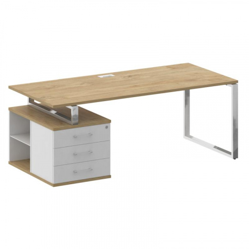 Стол руководителя с опорной тумбой Shift SK.SRT-200 (L) фото 2 Стол руководителя с опорной тумбой Shift SK.SRT-200 (L) фото 2