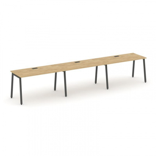 Style Project Рабочая станция 1 сторон. SN-4A.ORS-044 Дуб Наварра/Металл Антрацит 4740*700*750 фото 18