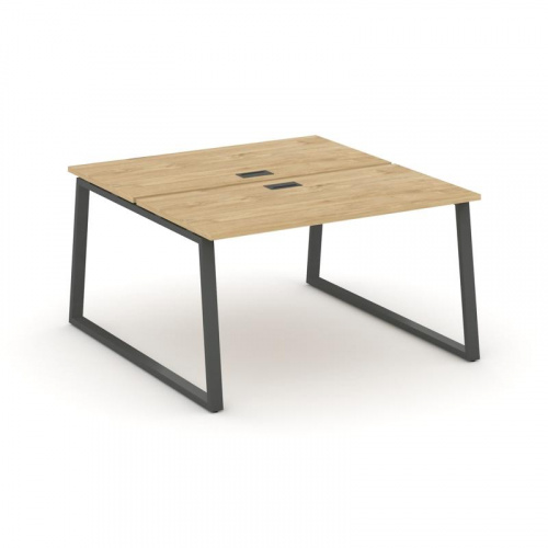 Style Project Рабочая станция 2-х сторон. SN-6T1.DRS-021 Акация Лорка/Металл Антрацит/Заглушка Пласт фото 22