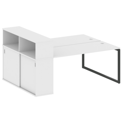 Бенч-система с шкафом-купе на О-обр. м/к Metal System Quattro 40БО.РС-СШК-2.4 фото 7