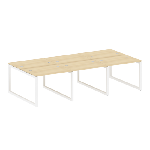 Бенч-система на 6 рабочих мест на О-обр. м/к Metal System Quattro 50БО.СМ-6.1 фото 15