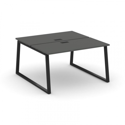 Style Project Рабочая станция 2-х сторон. SN-6T1.DRS-021 Акация Лорка/Металл Антрацит/Заглушка Пласт фото 6