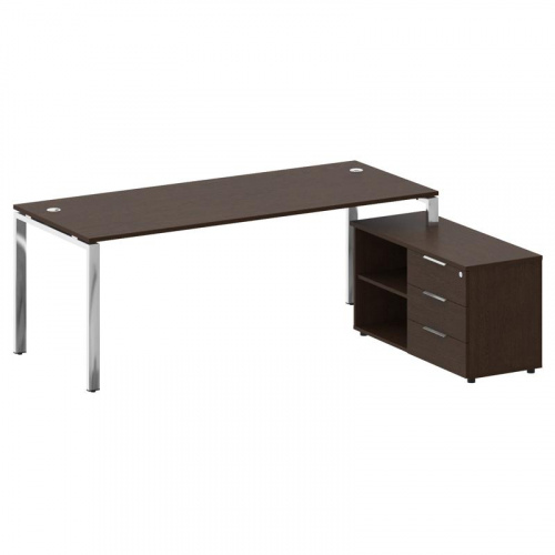 Стол руководителя с тумбой Metal System Direct БГ.СРТ-6.8 (R) фото 2 Стол руководителя с тумбой Metal System Direct БГ.СРТ-6.8 (R) фото 2