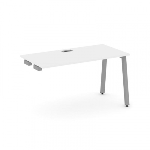 Style Project Стол-приставка к опор. элем. SN-5A.OPRS-013 Дуб Табак/Металл Белый 1380*700*750 фото 12