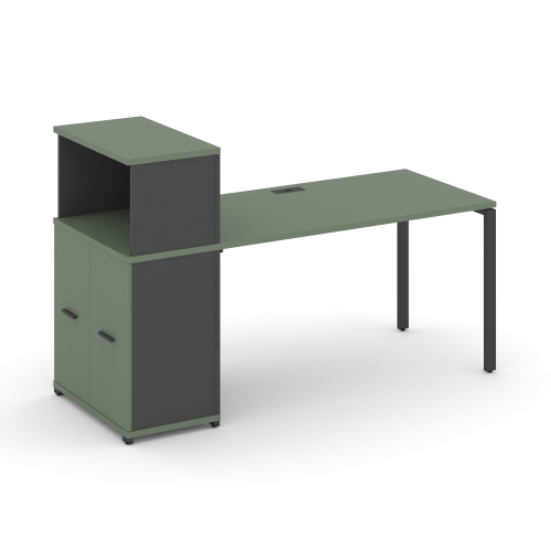Стол офисный с опорным распашным шкафом Concept CN.SP-228 фото 2 Стол офисный с опорным распашным шкафом Concept CN.SP-228 фото 2
