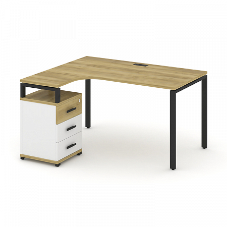 Стол эргономичный с опорной тумбой Concept CN.SA-305(L)