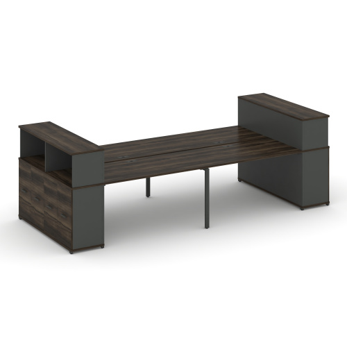 Бенч-система с опорными распашными шкафами Concept CN.DRS-270 фото 3 Бенч-система с опорными распашными шкафами Concept CN.DRS-270 фото 3