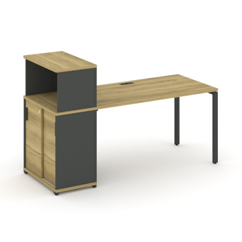Стол офисный с опорным шкафом-купе Concept CN.SP-239 Стол офисный с опорным шкафом-купе Concept CN.SP-239