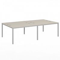 Бенч-система на 4 рабочих места, на металлокаркасе типа Lite VL-51