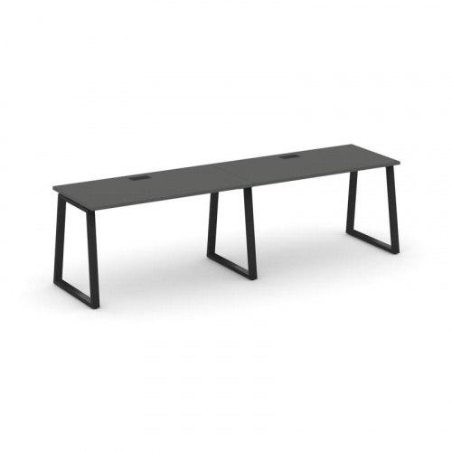 Style Project Рабочая станция 1 сторон. SN-6T1.ORS-021 Акация Лорка/Металл Антрацит/Заглушка Пластик фото 8