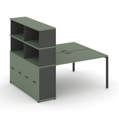 Бенч-система с опорным распашным шкафом Concept CN.DRS-229 фото 2 Бенч-система с опорным распашным шкафом Concept CN.DRS-229 фото 2