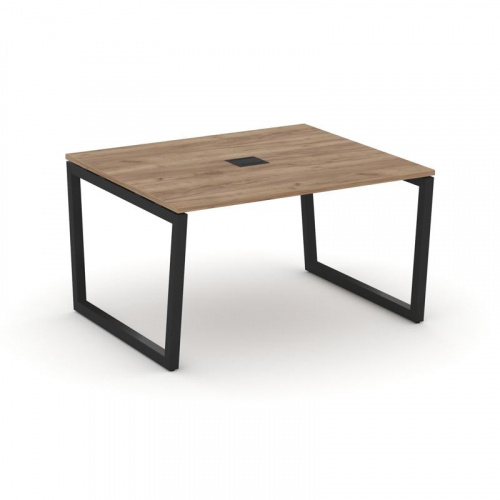 Style Project Стол переговорный SN-5T2.SPRG-032 Акация Лорка/Металл Антрацит/Заглушка Металл Антраци фото 7