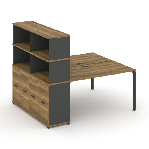 Бенч-система с опорным распашным шкафом Concept CN.DRS-229 Бенч-система с опорным распашным шкафом Concept CN.DRS-229
