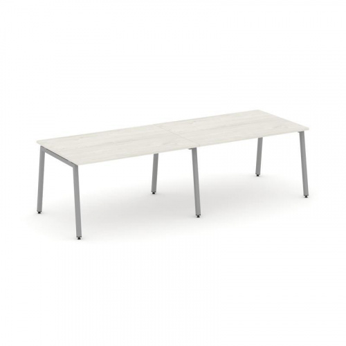 Style Project Стол переговорный SN-4A.SPRG-013.3 Тиквуд Светлый/Металл Белый 2760*980*750 фото 13