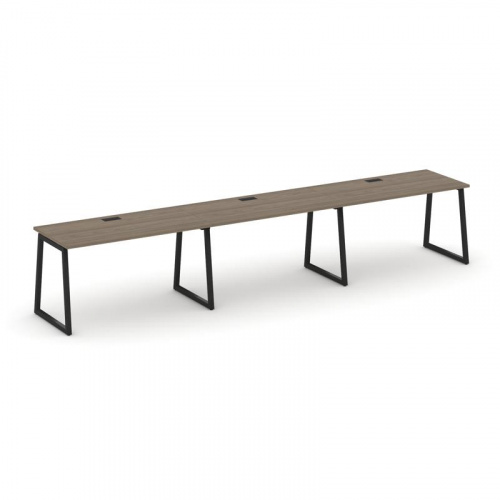 Style Project Рабочая станция 1 сторон. SN-4T1.ORS-043 Акация Лорка/Металл Антрацит/Заглушка Пластик фото 6