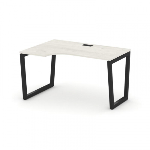 Style Project Стол рабочий эргоном. SN-5T2.SPA-002(L) Акация Лорка/Металл Антрацит/Заглушка Пластик фото 5