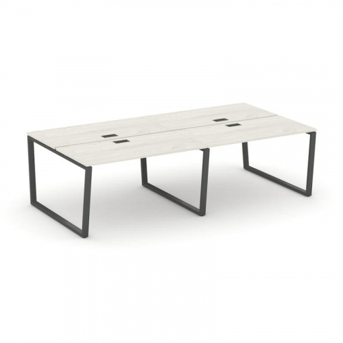 Style Project Рабочая станция 2-х сторон. SN-6T2.DRS-042 Акация Лорка/Металл Антрацит/Заглушка Пласт фото 24