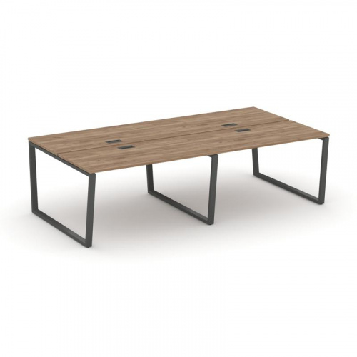 Style Project Рабочая станция 2-х сторон. SN-6T2.DRS-042 Акация Лорка/Металл Антрацит/Заглушка Пласт фото 23