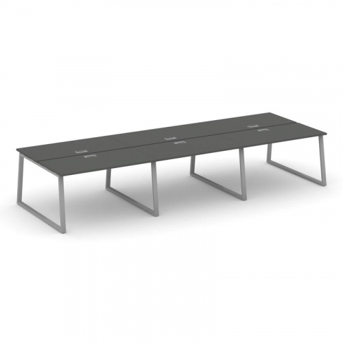 Style Project Рабочая станция 2-х сторон. SN-6T1.DRS-072 Акация Лорка/Металл Антрацит/Заглушка Пласт фото 18