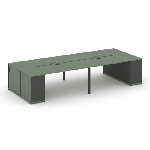 Бенч-система с опорными шкафами-купе Concept CN.DRS-278 фото 2 Бенч-система с опорными шкафами-купе Concept CN.DRS-278 фото 2