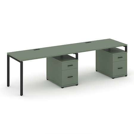 Бенч-система на 2 места с 2 опорными тумбами Concept CN.ORS-315