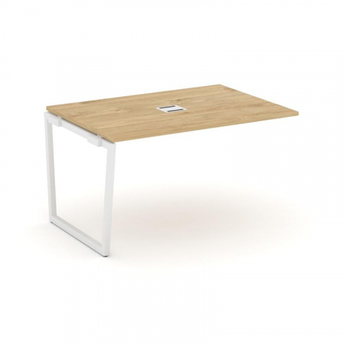 Style Project Проходной наб. элем. перег. стола SN-4T2.NSPRG-004 Акация Лорка/Металл Антрацит/Заглуш фото 3