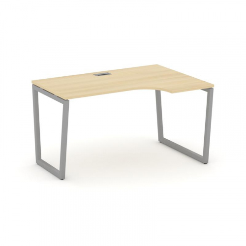 Style Project Стол рабочий эргоном. SN-4T2.SPA-011(R) Акация Лорка/Металл Антрацит/Заглушка Пластик фото 20