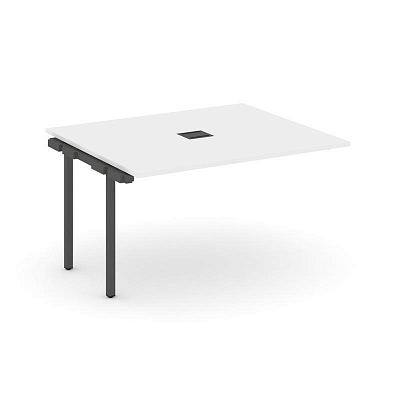 Style Project Проходной наб. элем. перег. стола SN-4P.NSPRG-032 Белый/Металл Антрацит 1180*1180*750