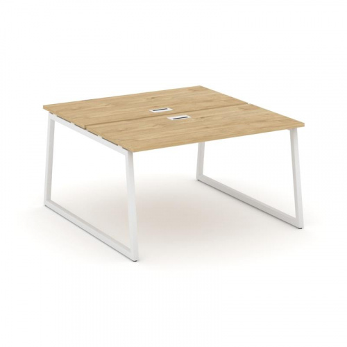 Style Project Рабочая станция 2-х сторон. SN-4T1.DRS-004 Акация Лорка/Металл Антрацит/Заглушка Пласт фото 3