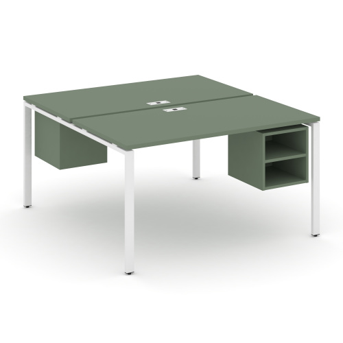 Бенч-система на 2 места с подвесными тумбами Concept CN.DRS-108 Бенч-система на 2 места с подвесными тумбами Concept CN.DRS-108