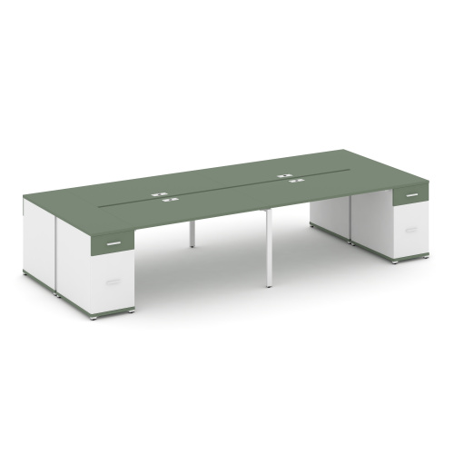 Бенч-система на 4 места с 2 опорными тумбами Concept CN.DRS-429 фото 5 Бенч-система на 4 места с 2 опорными тумбами Concept CN.DRS-429 фото 5