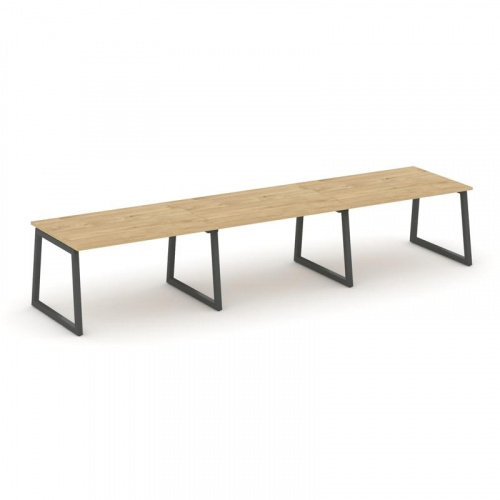 Style Project Стол переговорный SN-5T1.SPRG-023.3 Акация Лорка/Металл Антрацит 4410*980*750 фото 8 Style Project Стол переговорный SN-5T1.SPRG-023.3 Акация Лорка/Металл Антрацит 4410*980*750 фото 8