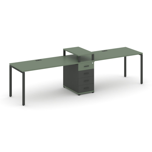 Бенч-система на 2 места с 1 опорной тумбой Concept CN.ORS-420 фото 2 Бенч-система на 2 места с 1 опорной тумбой Concept CN.ORS-420 фото 2