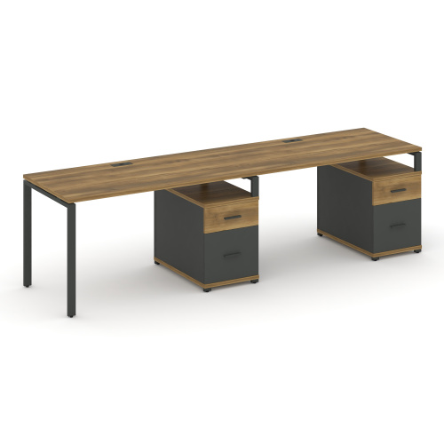 Бенч-система на 2 места с 2 опорными тумбами Concept CN.ORS-316