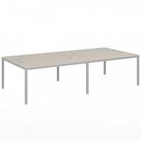 Бенч-система на 4 рабочих места, на металлокаркасе типа Lite VL-52