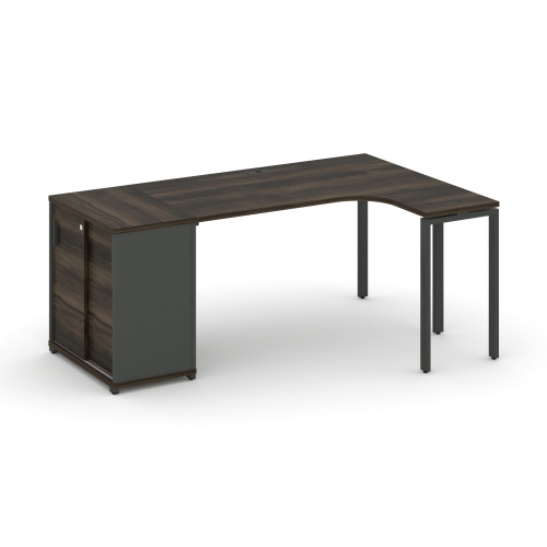 Стол эргономичный с опорным шкафом-купе Concept CN.SA-218(R) Стол эргономичный с опорным шкафом-купе Concept CN.SA-218(R)