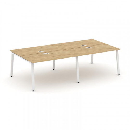 Style Project Рабочая станция 2-х сторон. SN-6A.DRS-044 Дуб Наварра/Металл Белый 3160*1432*750 фото 16