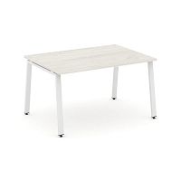 Style Project Стол переговорный SN-6A.SPRG-004.3 Дуб Наварра/Металл Белый 1580*980*750