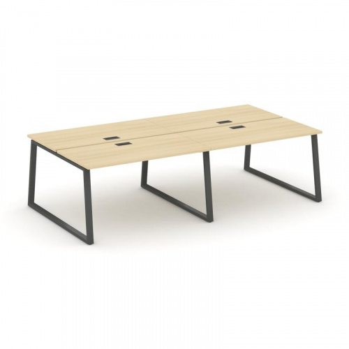 Style Project Рабочая станция 2-х сторон. SN-6T1.DRS-041 Акация Лорка/Металл Антрацит/Заглушка Пласт фото 28