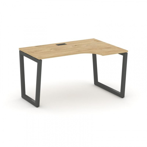 Style Project Стол рабочий эргоном. SN-5T2.SPA-021(R) Акация Лорка/Металл Антрацит/Заглушка Пластик фото 22