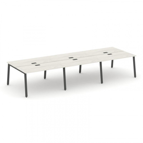 Style Project Рабочая станция 2-х сторон. SN-6A.DRS-074 Дуб Табак/Металл Антрацит 4740*1432*750 фото 19